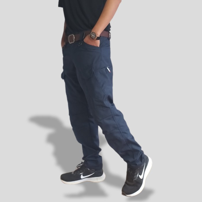 CELANA TACTICAL BIRU DONGKER , CELANA TAKTIKAL NAVY, CELANA CARGO PRIA - Biru Dongker, 36