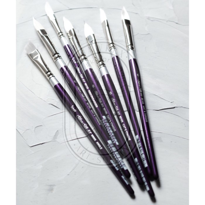 

Silver Silk Cat's Tounge Brush