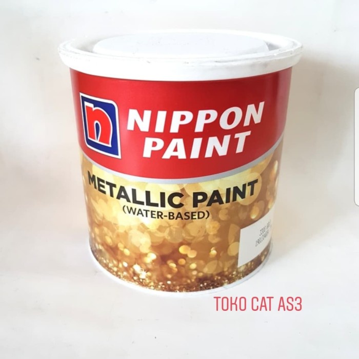 Cat kayu besi &amp; tembok Nippon Paint Metallic/Cat emaswaterbased 750 ml