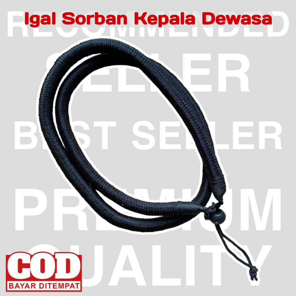 Igal Sorban / Igal Sorban Dewasa / Igal Sorban Anak / Igal Arab / Igal Surban Hitam / Igal Ikat Kepa