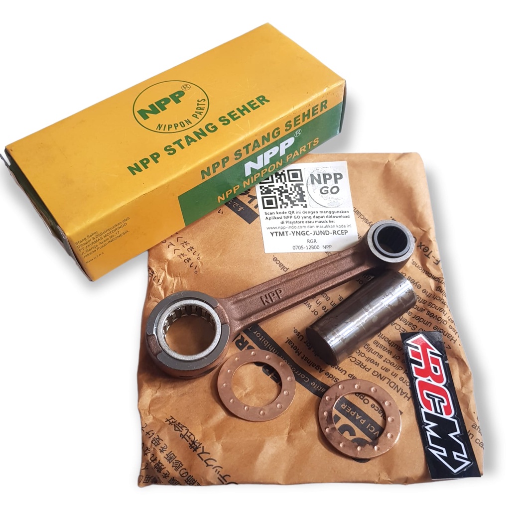 0705-12B00 STANG SETANG SEHER SEKER PISTON CONNECTING ROD CONROD KIT SUZUKI RGR ORI ORIGINAL NPP ASL