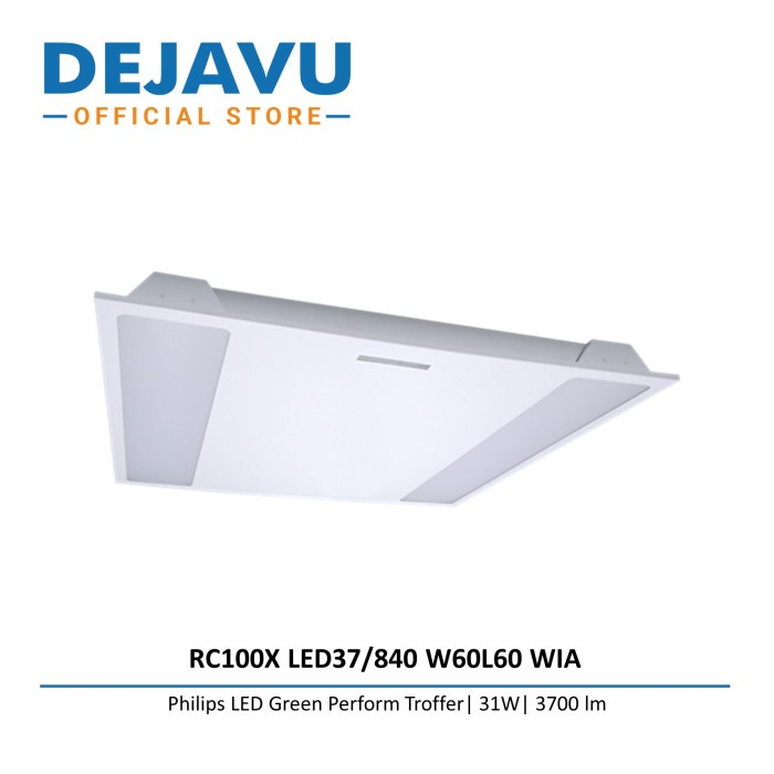 Lampu Green Perform Troffer RC100X LED37/840 W60L60 WIA