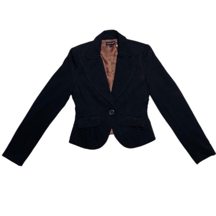 Rompi Formal Wanita Dewasa Lengan Panjang Women Blazer Motif Fashion Import