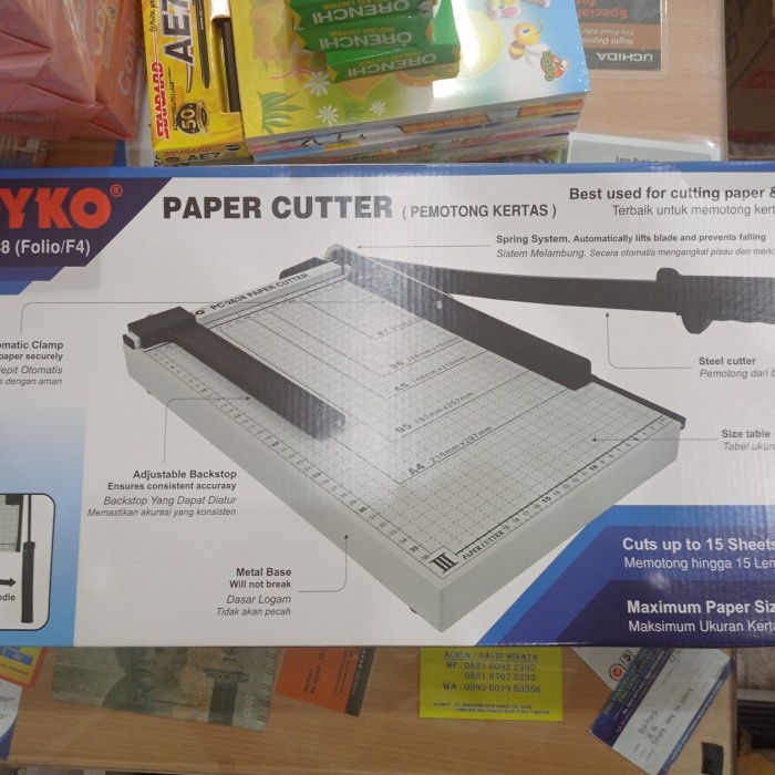 

paper cutter joyko PC-2638 ukuran folio/pemotong kertas joyko PC-2638