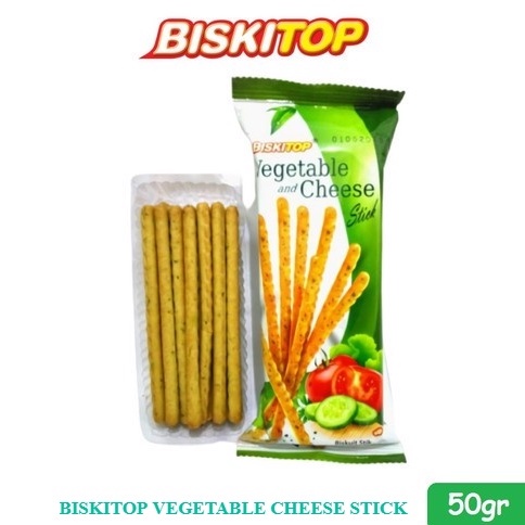 

BISKITOP VEGETABLE CHEESE STICK 50gr ORIGINAL