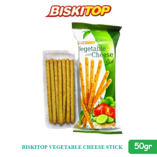 

BISKITOP VEGETABLE CHEESE STICK 50gr
