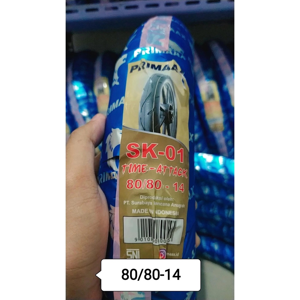 BAN PRIMAX SK 01 BAN DONAT BAN MOTOR RING 14 UKURAN 8080 14