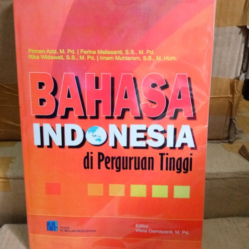 

Buku bahasa indonesia perguruan tinggi