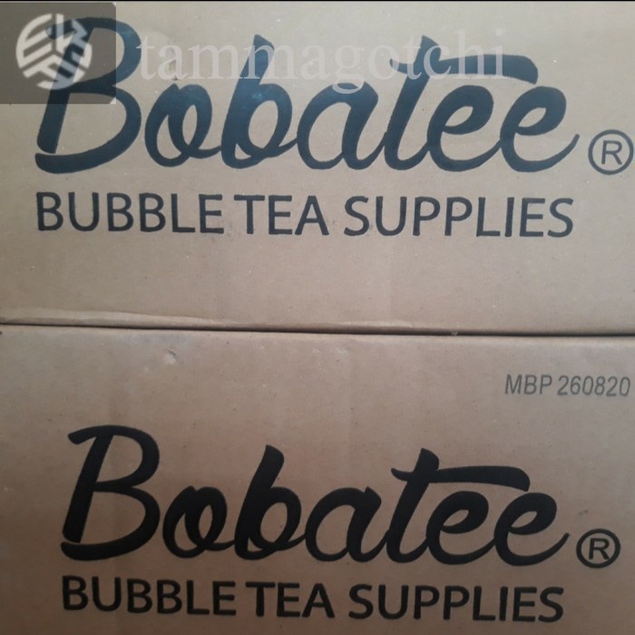 

khusus gojek! boba tapioka pearl bubble bobatee 1 dus isi 10