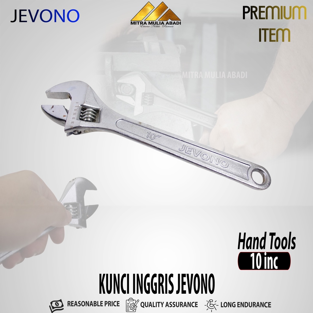 KUNCI INGGRIS JEVONO 10”