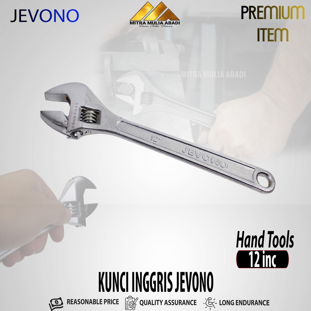 KUNCI INGGRIS JEVONO 12”