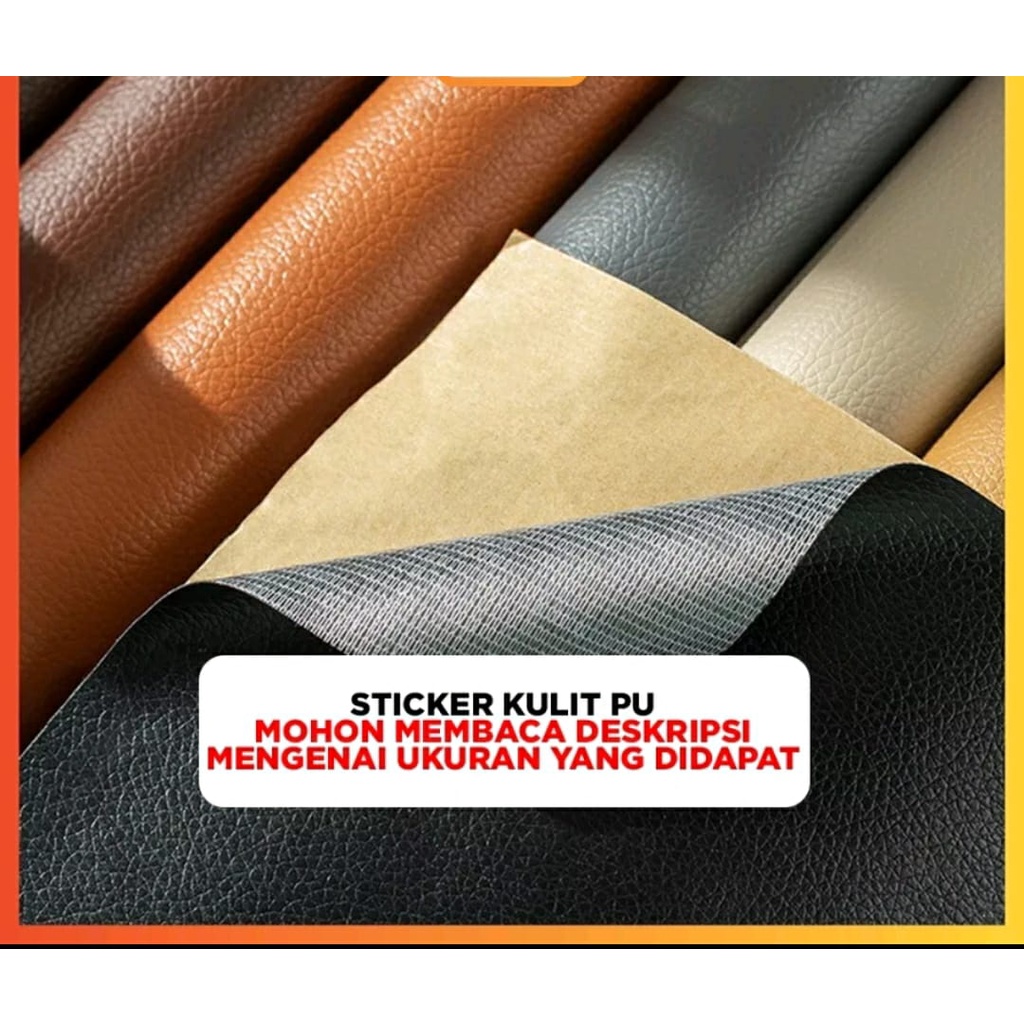 STICKER KULIT PU | LEATHER STICKER COVER PERBAIKAN KULIT RUSAK | STIKER KULIT PENGGANTI KULIT SOFA