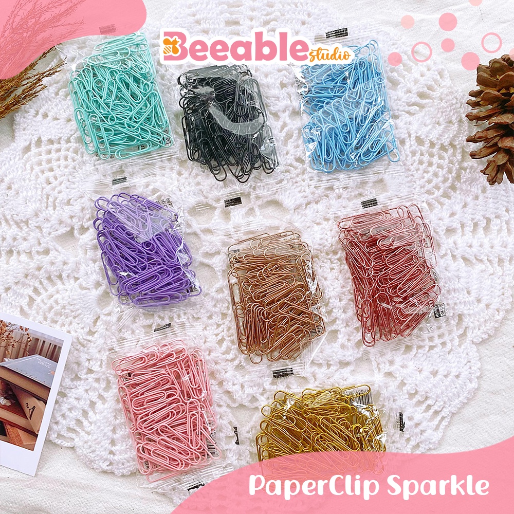 

Beeablestudio | Penjepit Kertas Paper Clip Sprinkle Metallic