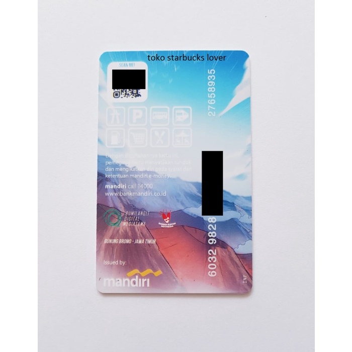 Kartu Emoney Mandiri seri Bumi Langit 2021 Godam
