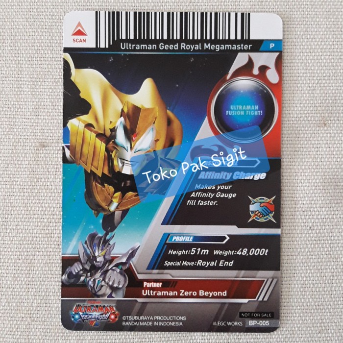tion Card Ultraman Geed Royal Megamaster Ultraman R/B RB