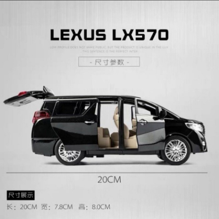 RC CAR ALPHARD/MAINAN MOBIL REMOTE CONTROL/REMOTE CONTROL ANAK - Hitam