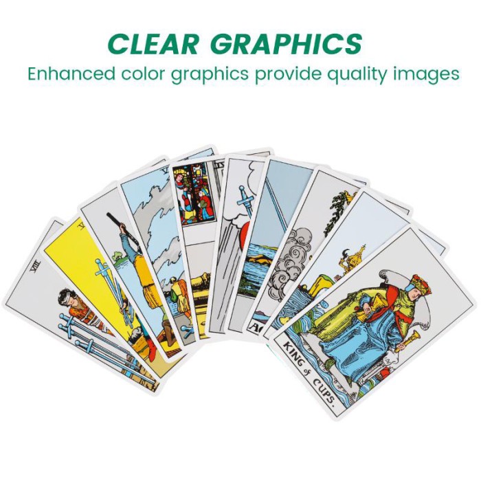 Tarot Klasik/Kartu Tarot/Kartu Oracle/Tarot Inggris/Kartu Ramalan - 78pcs