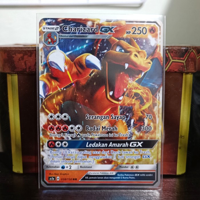 Charizard GX RR as1a 038/150 Pokemon TCG Indonesia
