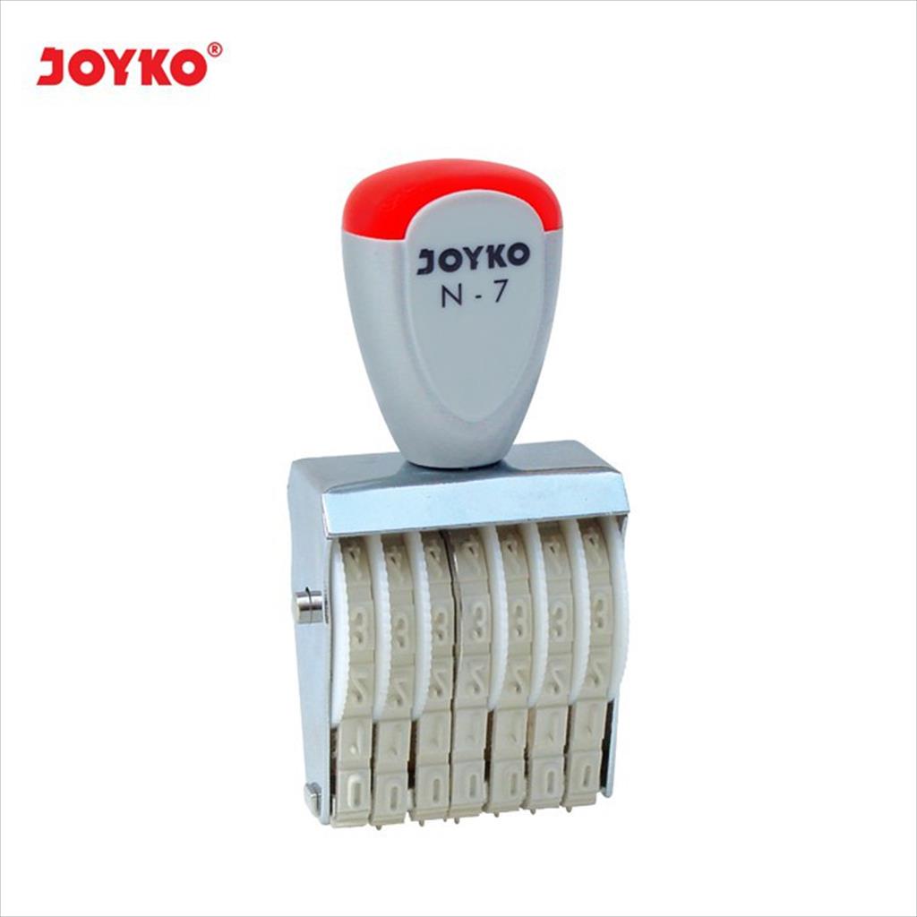 

Number Stamp N7 Joyko Stempel Angka 7 Digit
