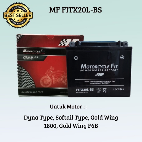 accu aki motor moge ytx20L-bs