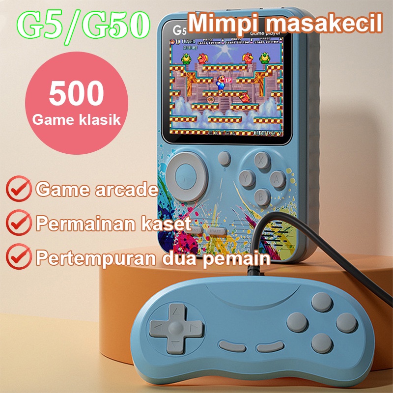 500 IN 1 G5/G50 GAME BOY RETRO GAMES MINI PLAYER 1 PLAYER / 2 PLAYER GAME