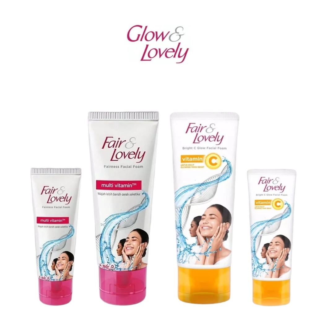 FAIR & LOVELY Facial Foam Vitamin C & Multi Vitamin - Sabun Wajah - Facial Wash
