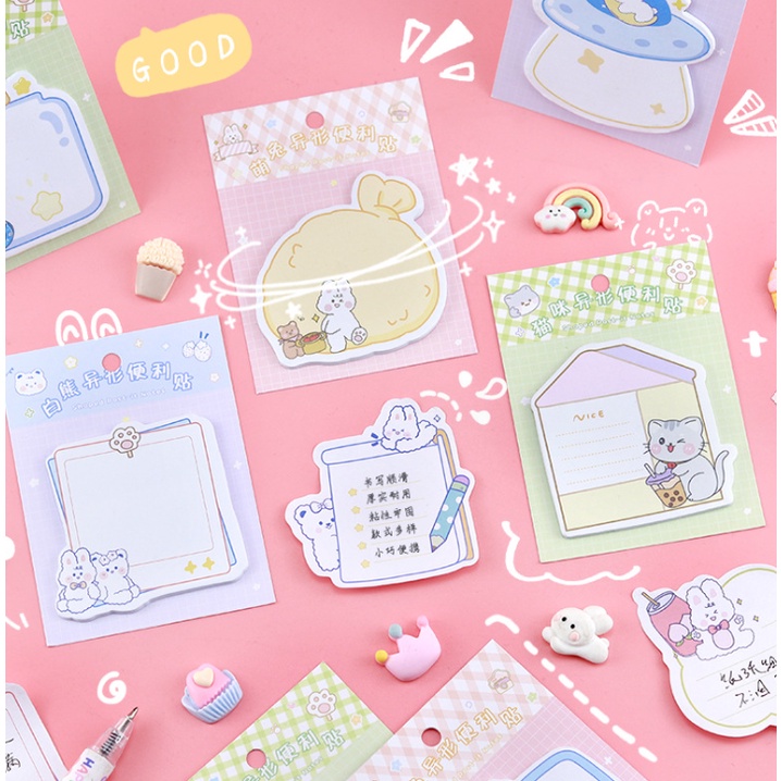 

Sticky notes special cartoon shaped memo note