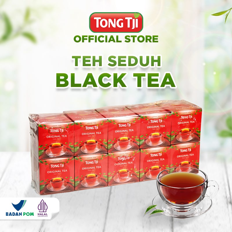 

Tong Tji Black Tea / Teh Hitam 50g, Teh Seduh per Pack