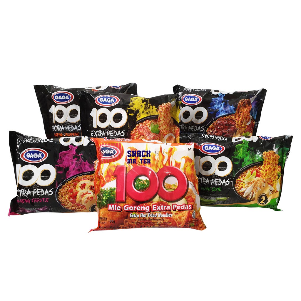 

Mie Gaga Jalapeno Gaga 100 Extra Pedas - Netto 85 gram