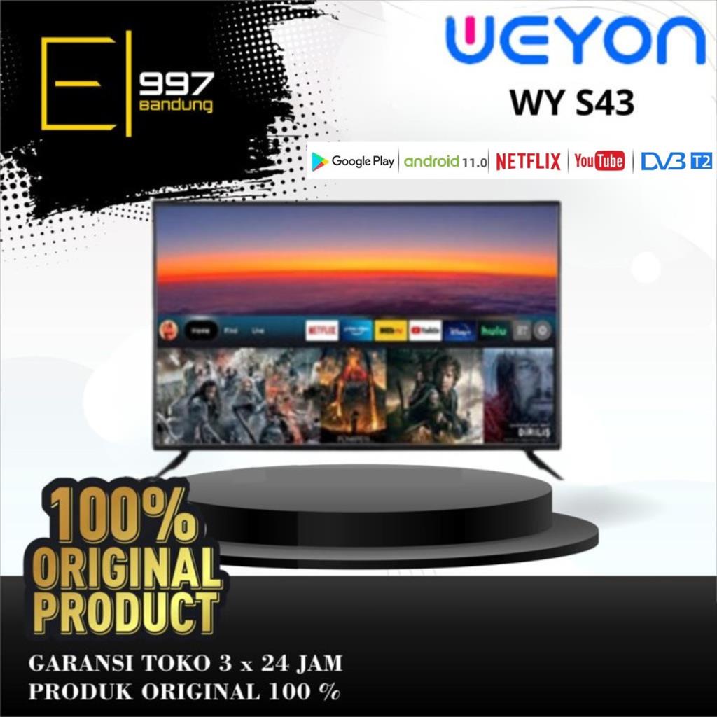 WEYON SAKURA LED TV WY S43 / WYS43 , Android TV 43 Inch Full HD