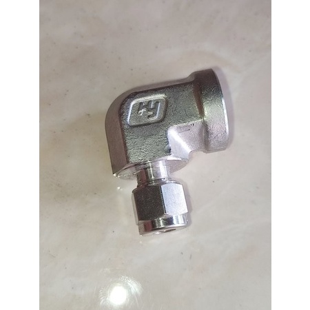 ELBOW CONNECTOR 6MM Drat dalam sambungan