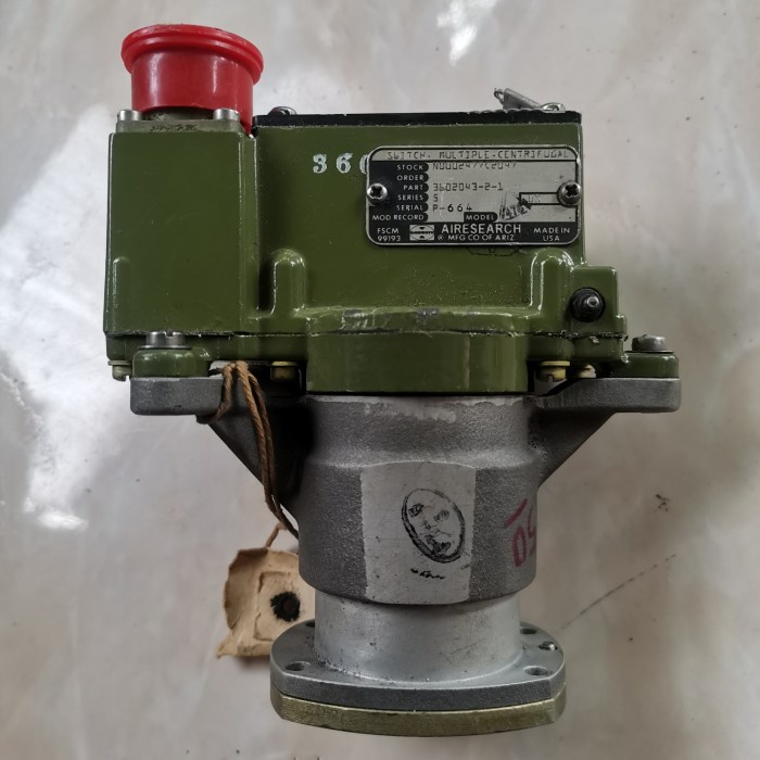 AIRESEARCH SWITCH MULTIPLE CENTRIFUGAL