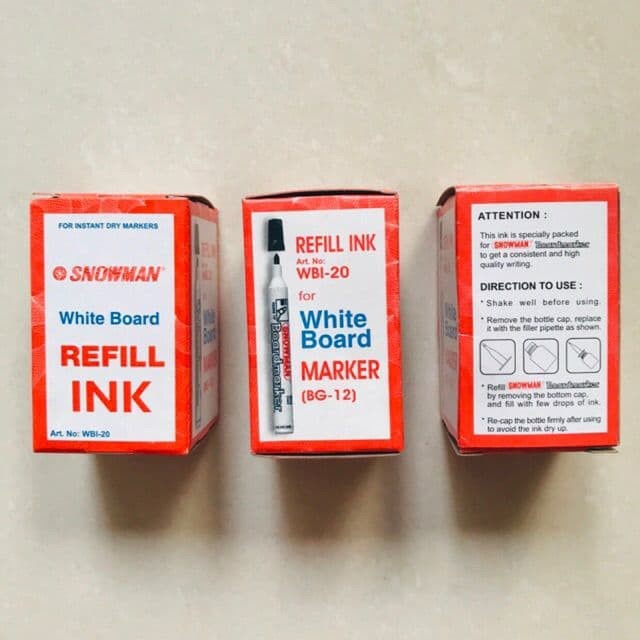 

Refill Tinta Spidol White Board SNOWMAN WBI20