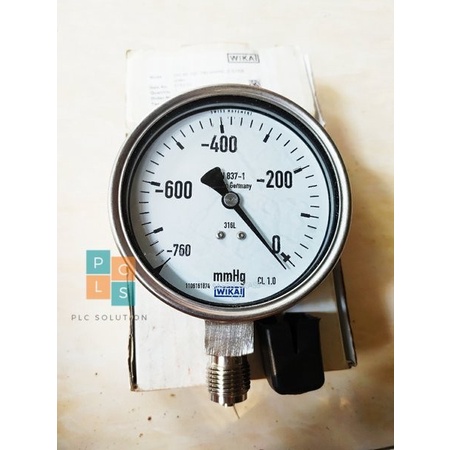 WIKA Pressure gauge VACUM 232.50.100 -760 mmHG