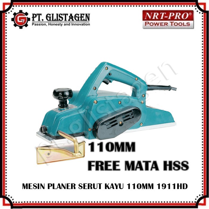 Mesin Planer Serut Ketam Pasah Kayu 110MM NRT PRO 1911HD