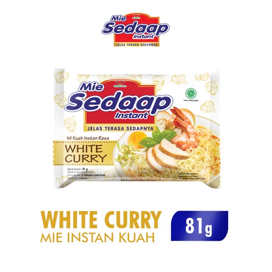 

Sedaap Mie Instan White Curry 81 gr rasa Curry Creamy