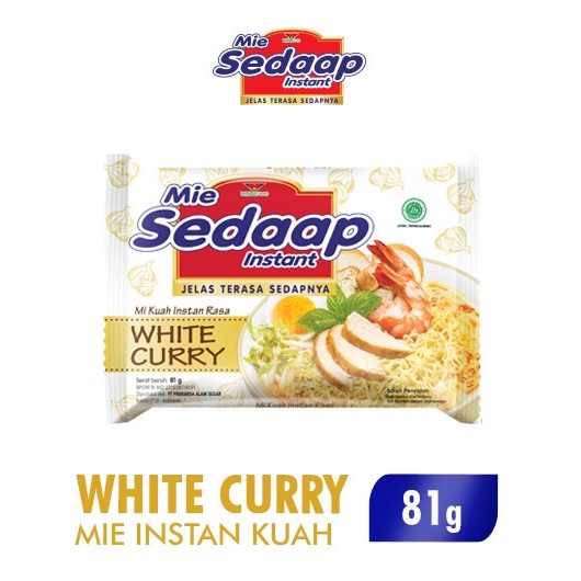 

Sedaap Mie Instan White Curry 81 gr rasa Curry Creamy ORIGINAL