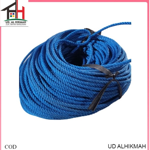

Tali Tambang PLASTIK WARNA 8mm METERAN