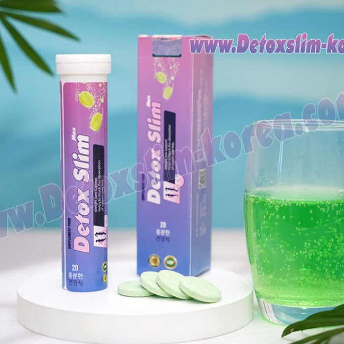 DETOX SLIM TABLET SUPLEMEN DIET OBAT PELANGSING BERAT BADAN KOREA