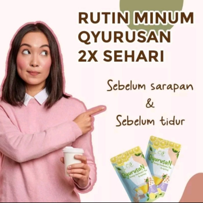 qyurusan slimming tea teh pelangsing diet alami