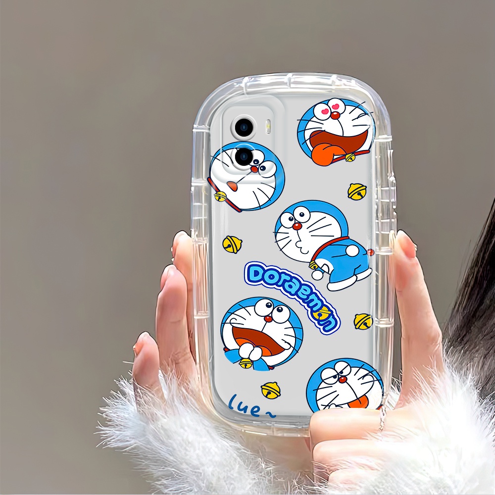 Casing Hp Untuk Vivo Y01 Y01A Y15S Y15A Y15C Case Soft Softcase Handphone Cover Soap Shell Doraemon 