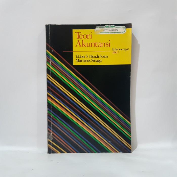 TEORI AKUNTANSI EDISI KEEMPAT JILID 1 BY HENDRIKSEN SINAGA #OXL