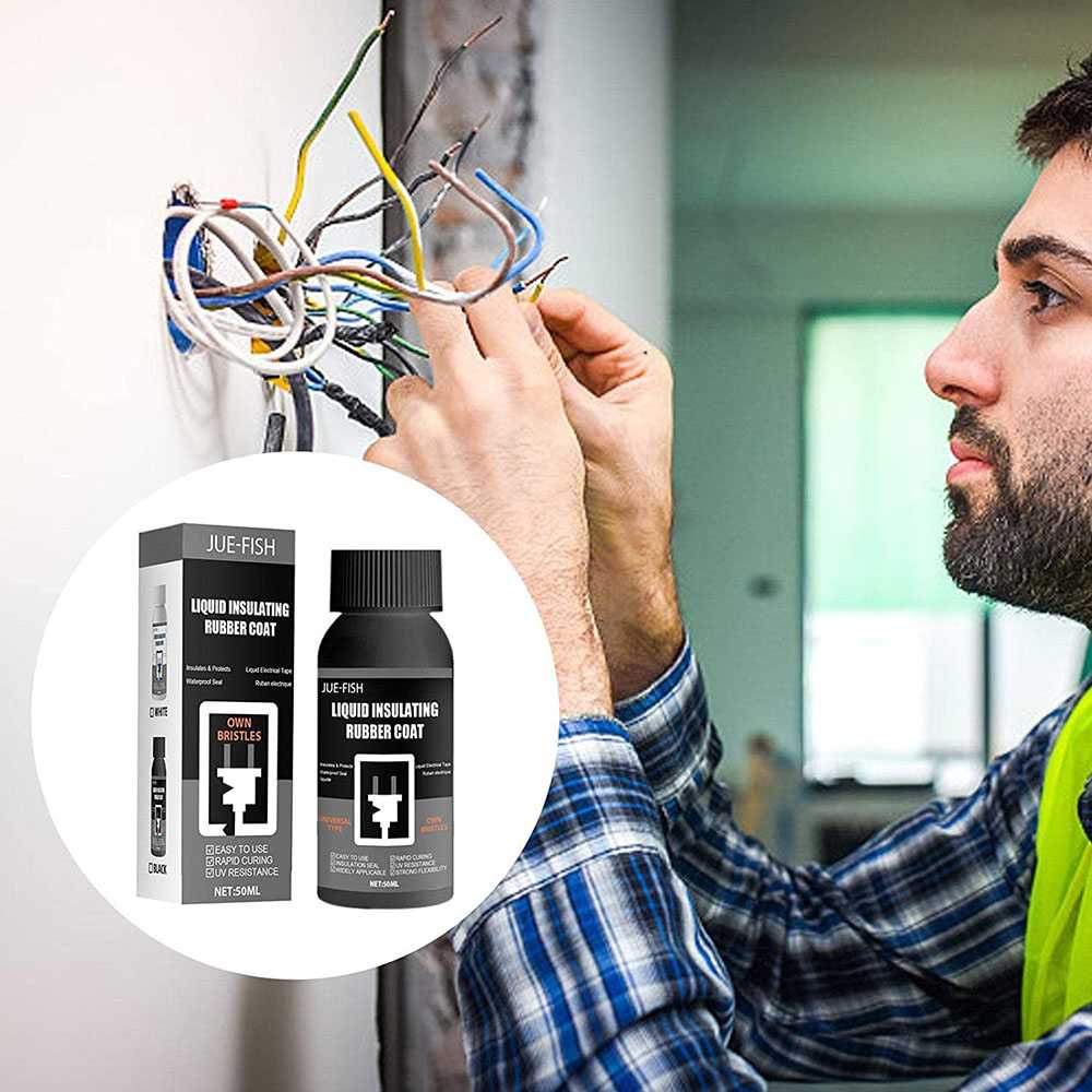 

Promo [Cod] Lem Kabel Listrik Liquid Insulating Rubber Coat Glue 50Ml