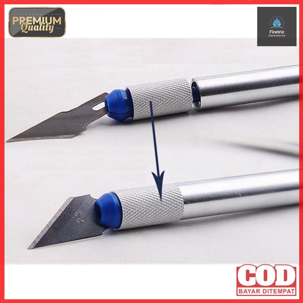 

Set Pisau Ukir Seni 13 in 1 Crafting Knife 3 Handle