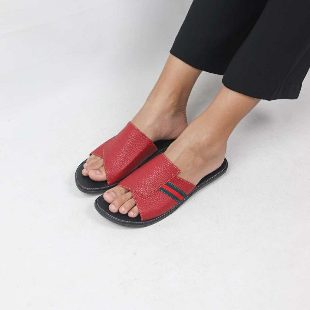 CASSIA  Sandal Kulit wanita Sandal Kokop Papirut Series Sandal Look UP