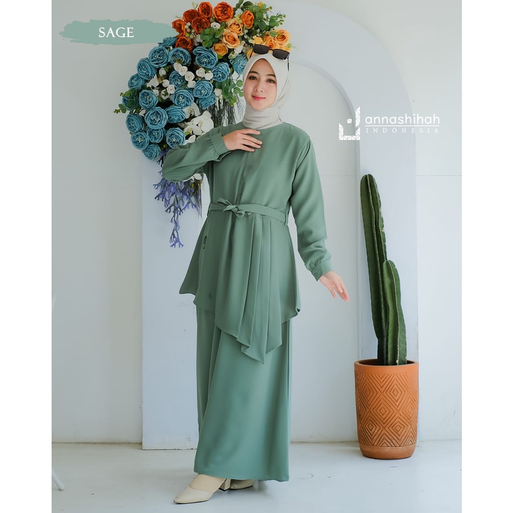 GAMIS MARWAH DRESS YORIS EXSLUSIVE ANNASIHAH/cod