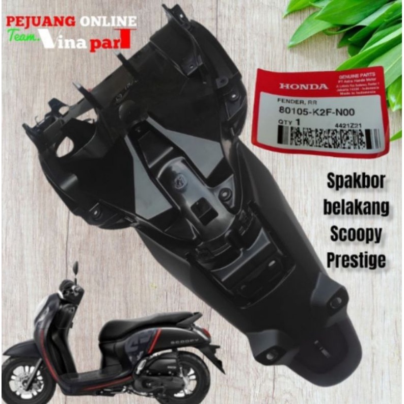 spakbor belakang slebor belakang Scoopy esp new tahun 2021 k2f original honda
