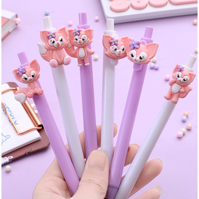 

Pulpen gel dove pink bear lucu