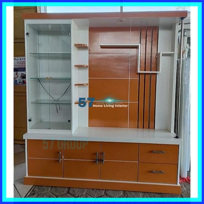 Partisi sekat ruangan minimalis bahan hpl playwood free desain