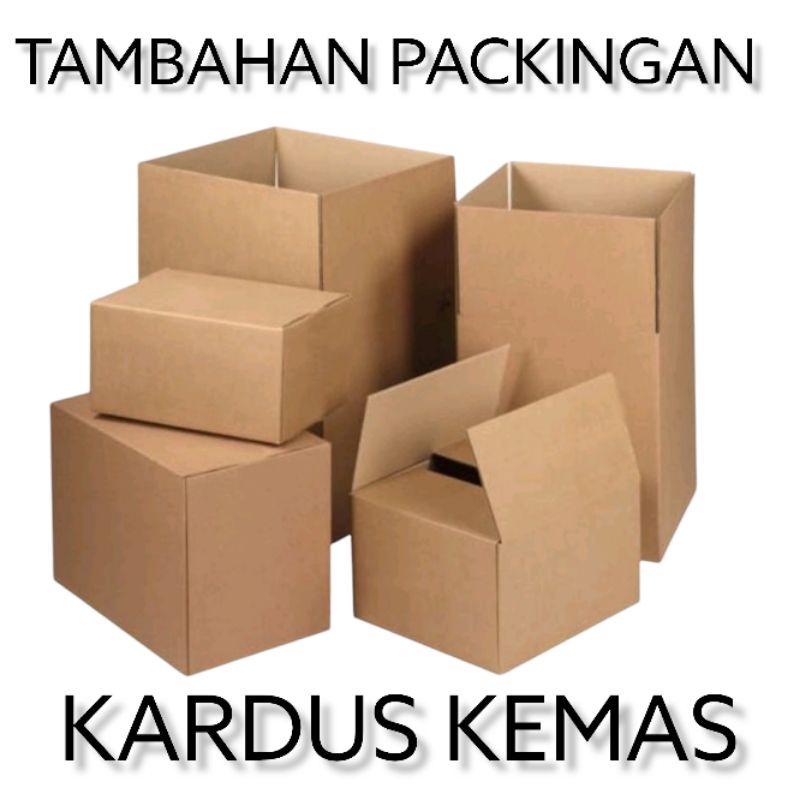 

packing tambahan dus/kardus pengaman barang pecah belah dan fragile